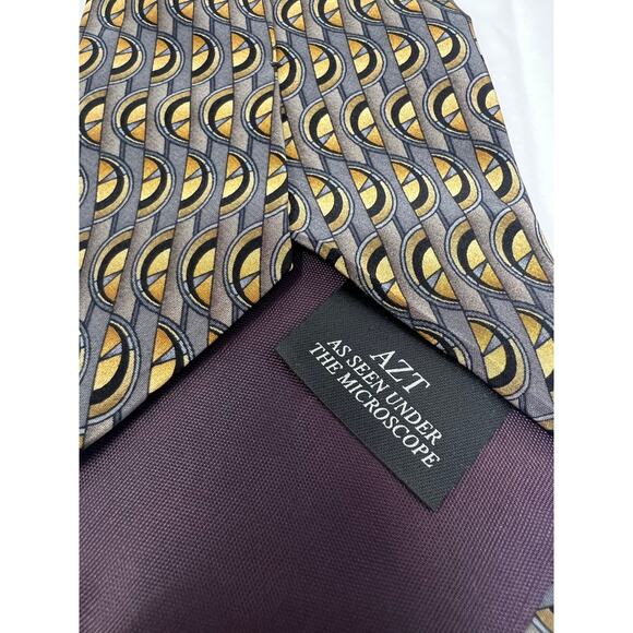 Miracle Expressions “AZT Under the Microscope” Silk Novelty Tie - Picture 8 of 10